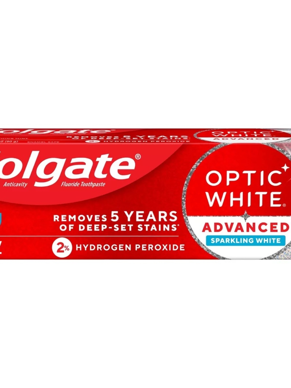 Colgate Optic White Advanced Toothpaste - Red
